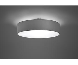 HOTEL PLAFONIERA TONDA PARALUME GRIGIO CM50 3 LUCI ATTACCO E27