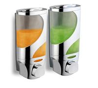 HotelSpa Curve Lusso Sapone/Shampoo/lozione Modular-Design Shower Dispenser System, Chrome, Wave