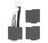 Hotend Kit, Brass Nozzle All Metal Throat Silicone Insulation Sleeve 3D Printer Extruder Print Head Compatible with Kobra S1 and Kobra S1 Combo 3D Printers Includes (0.2mm Nozzle)