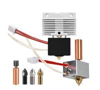 Hotend Kit， Compatibile con la parte della stampante 3D Elegoo Neptune 4 Riscaldatore del blocco di calore bimetallico Heatbreak for la testina di stampa Pro,for Nozzle Replace(2pcs Heatblocks)