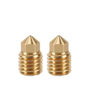 Hotend Kit， Compatibile con Qidi X Plus 3 / Max Q1 Pro Testina di stampa con asta riscaldante in ceramica Hot End for stampante 3D,for Nozzle Replace(2PC 0.4mm Brass)