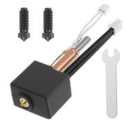 Hotend Kit con 1 chiave inglese, 2 Nozzles in acciaio rigido, 0,2 mm, 0,4 mm, estrusore Hotend Kit resistenza all'usura, testa di pressione Hot End, estrusore per kit Kobra 3