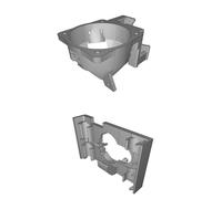 Hotend Mount for Anet A6 3D Printer - Diamond Rail Distance 80mm
