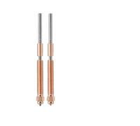 Hotend per ingranaggio driver doppio estrusore elicoidale Plus Set di ugelli a scambio rapido interamente in metallo Parti di ricambio per stampante 3D(2Ps 0.8mm nozzle)