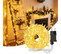 Hoteril Luci Natale Esterno, 33M 300 LEDs Luci Albero di Natale Impermeabile, Lucine da Esterno Giardino per Adatto a Giardino, Feste, Natale, Natalizie Albero, Nozze (Bianco caldo)