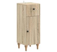 Hothingwell Set di mobili da bagno 3 pezzi in legno di ingegneria | Design moderno, resistente all'umidità, risparmio di spazio, facile manutenzione, fissaggio a parete incluso