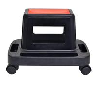 Hothingwell Sgabello Atelier Rotolante con Stoccaggio in Plastica 150 kg | Quattro ruote, base stabile, scomparti integrati, uso professionale, officina meccanica
