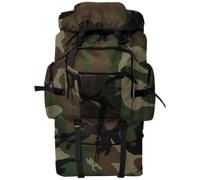 Hothingwell Zaino Stile Esercito 100 L Nero Poliestere 600D Impermeabile, multicolore, 100 l, 48