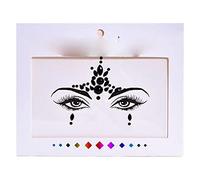 HOTIPS Festival Face Jewels Crystal Body Stickers Make Up Face Gems Glitter Strass Face Sticker per Festival Party Dress UP F0118-YT-66