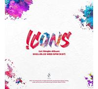 HOTISSUE - HOT ISSUE ICONS 1st Single Album CD. 1ea CD+60p Photo Book+2ea Lyric Card+1ea Photo Card+1ea Unit Photo Card+4ea Sticker