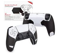 HOTLINEGAMES Impugnature per Controller Compatibili con PS5 Dualsense, Accessori per Controller PlayStation 5, Kit di Pelli, Nastro Antiscivolo, Assorbente del Sudor, Facile da Applicare (Impugnature