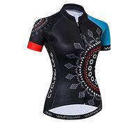 Hotlion Donne Ciclismo Jersey Top Estate Bike Shirt Manica Corta Bicicletta Abbigliamento CD5731, 13CD5731, XXXL