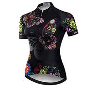Hotlion Donne Ciclismo Jersey Top Estate Bike Shirt Manica Corta Bicicletta Abbigliamento CD5731, 24cd5821, S