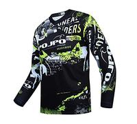 Hotlion Maglia da motocross da uomo Dirt Bike Shirt Road Off-raod Ciclismo Jersey Manica Lunga Racewear, Cu9013, S
