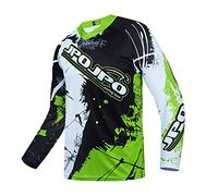 Hotlion Uomo Motocross Jersey Dirt Bike Shirt Road Off-raod Ciclismo Jersey Manica Lunga Racewear, Cu9011 g, XL