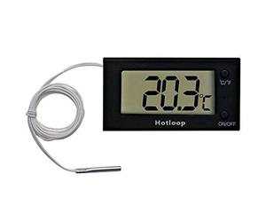 Hotloop Termometro Forno externo - Termometro da Cucina Digitale con Grande Visualizzazione per BBQ Grill Pasticceria Pizza, Resistenti al Calore