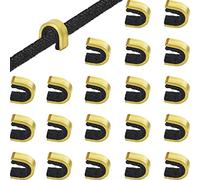 HOTMNTY Tiro con L'Arco Arco String Nock,Pinze per Tiro con L'Arco Nocking String,Bow String Nock Points,Ottone Nocking Fibbia Clip Bow String Nock Points Clip D Anello Accessori per Corde,20 Pezzi