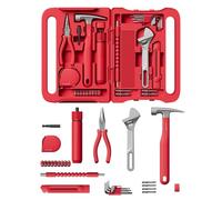 HOTO 40 Pezzi Cassetta Attrezzi Completa, Set Cacciavite Elettrico 3 Torque | Set Avvitatore Attrezzi da Lavoro,14 Utensili e 26 Accessori, con Set di Chiavi a Brugola, per Casa, Riparazioni, Fai Da Te