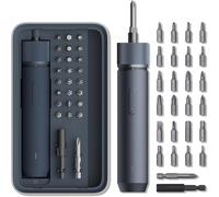 HOTO Kit Cacciavite Elettrico 3,6V, Set Avvitatore Elettrico con 25 Punte S2, 3 Livelli di Coppia, 220 RPM, Batteria 1500mAh, Ricarica USB-C, Luce LED per Riparazioni Domestiche