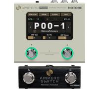 HOTONE Ampero Mini MP50VN e Ampero FS-1 Dual Footswitch Bundle - Processore multi-effetti per chitarra Touch Screen Modellazione Armadietti IR