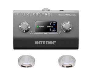 HOTONE BT MIDI Pedale Controller a 2 Pulsanti Senza Fili Pulze Control