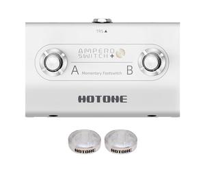 HOTONE Interruttore a pedale Dual Footswitch Momentary a 2 vie, interruttore a pedale, 6,35 mm (interruttore Ampero +)