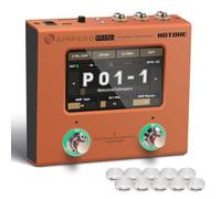 HOTONE Multi Effetti Processore Pedale Chitarra Basso Amplificatore Modellazione IR Armadi Simulazione Multi LanguageStereo OTG USB Audio Interface Ampero Mini MP-50 (Include 10 PZ Ulteriori