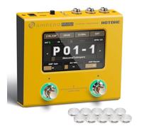 HOTONE Multi Effetti Processore Pedale Chitarra Basso Amplificatore Modellazione IR Armadi Simulazione Multi LanguageStereo OTG USB Audio Interface Ampero Mini MP-50 (Include 10 PZ Ulteriori