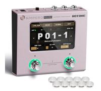 HOTONE Multi Effetti Processore Pedale Chitarra Basso Amplificatore Modellazione IR Armadi Simulazione Multi LanguageStereo OTG USB Audio Interface Ampero Mini MP-50 (Include 10 PZ Ulteriori