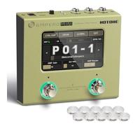 HOTONE Multi Effetti Processore Pedale Chitarra Basso Amplificatore Modellazione IR Armadi Simulazione Multi LanguageStereo OTG USB Audio Interface Ampero Mini MP-50 (include 10 PZ Ulteriori