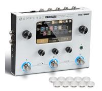 HOTONE Processore multi effetti per chitarra, multi effetto, pedale, touch screen, amplificatore per chitarra e basso, modellazione di armadi a infrarossi, processore multi FX (include 10 tappi