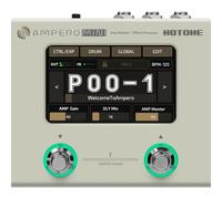 Hotone Processore multieffetto per chitarra basso elettrico Touchscreen Modellatore di amplificatori elettrico Simulazione di cabine IR Interfaccia audio USB Stereo OTG Ampero Mini (Vanilla)