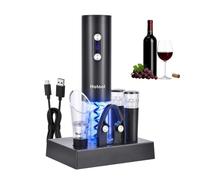 Hotool Set regalo elettrico ricaricabile per apribottiglie con display a LED