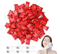 HotoPink Asciugamano compresso, 100 mini compresse usa e getta, salviette usa e getta per viaggi, campeggio, escursionismo, sport, saloni di bellezza, attività al chiuso e all'aperto (24 x 30,2 cm)