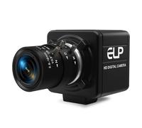 Hotpet Webcam USB da 2 MP con zoom ottico 4X con obiettivo varifocale da 2,8-12 mm H.264 1080P 30fps Fotocamera a bassa luminosità per videoconferenze Registrazione in diretta streaming di classe