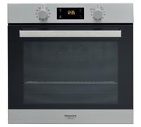 Hotpoint FA3840HIXHA Elettrico 66L 2900W A+ Nero, Acciaio inossidabile forno