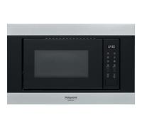 Hotpoint Ariston Forno a Microonde da Incasso Combinato con Grill Capacità 20 Litri Potenza 900 Watt Larghezza 59 cm Jet start / Jet defrost colore Nero e Acciaio I...