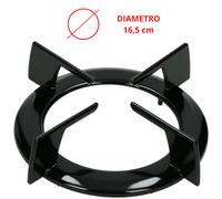 Hotpoint Ariston griglia cucina 1 fuoco tonda nera 2 pioli diametro CM.16,5