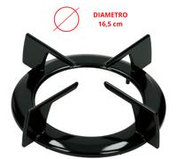 Hotpoint Ariston griglia cucina 1 fuoco tonda nera 2 pioli diametro CM.16,5