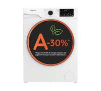 Hotpoint Ariston HB 103 CARE IT, Capacità 10kg, classe A -30%, Motore Inverter, 1400 giri, Display digitale XL, Vapore, Hotpoint