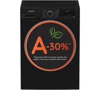 Hotpoint Ariston Lavatrice 10 Kg Classe A-30% Profondità 58 cm Centrifuga 1400 giri Inverter Vapore colore Nero - HB 103B CARE IT