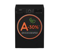 Hotpoint Ariston Lavatrice 10 Kg Classe A-30% Profondità 58 cm Centrifuga 1400 giri Inverter Vapore colore Nero - HB 103B CARE IT