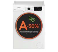 Hotpoint Ariston HB 123 CARE IT - Lavatrice 12 Kg Libera Installazione, Carica Frontale, 1400 giri/min, Classe A-30%, PetHair Care, FabricCare, ColorCare, SteamCare, Anti Macchia - Bianca 84,6 x 59,8