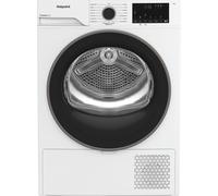 Hotpoint Ariston HPT 93D BS IT - Asciugatrice 9 Kg A Pompa di Calore, Libera Installazione, Classe D, PetHair Care, Gentle Care, Riduzione Delle Pieghe. 84,6 x 59,8 x 60,7 cm