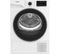 Hotpoint Ariston HPT 93D BS IT - Asciugatrice 9 Kg A Pompa di Calore, Libera Installazione, Classe D, PetHair Care, Gentle Care, Riduzione Delle Pieghe. 84,6 x 59,8 x 60,7 cm