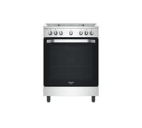 Hotpoint-Ariston HS68G8PHX/E/1 Cucina Libera installazione | Classe A | Forno elettrico, piano 4 gas, finitura inox