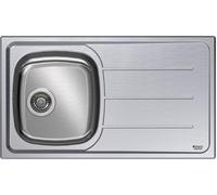 Hotpoint Ariston Lavello Cucina Incasso 1 Vasca Gocciolatoio 86 cm Inox SN86M1X