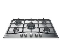 hotpoint-ariston pcn 752 t/as/ha piano cottura a gas ad incasso 5 fuochi colore inox antigraffio