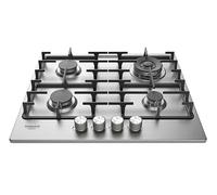 Hotpoint PPH 60G DF/IX Piano Cottura a Gas, 4 Fuochi, 60 cm, Inox Disponibilita' immediata