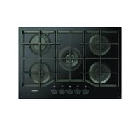Hotpoint Piano cottura gas 5 zone HAGS 72F BK 1 Black (75cm)